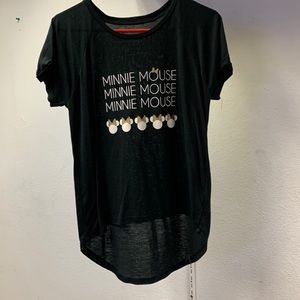 Minnie Mouse black shirt